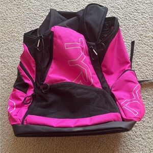 TYR 45L Pink and Black Backpack
